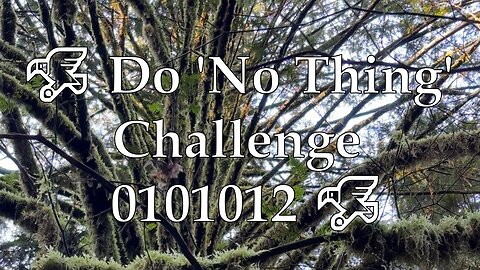 🦅 Do 'No Thing' Challenge Template 0101012 🦅 New Earth Creations #meditationshorts #mindfulness