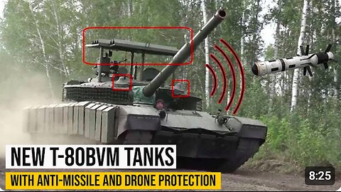 New Wave of Modernized T-80BVM Tanks Delivered to Russian Army, Bolstering Military Might