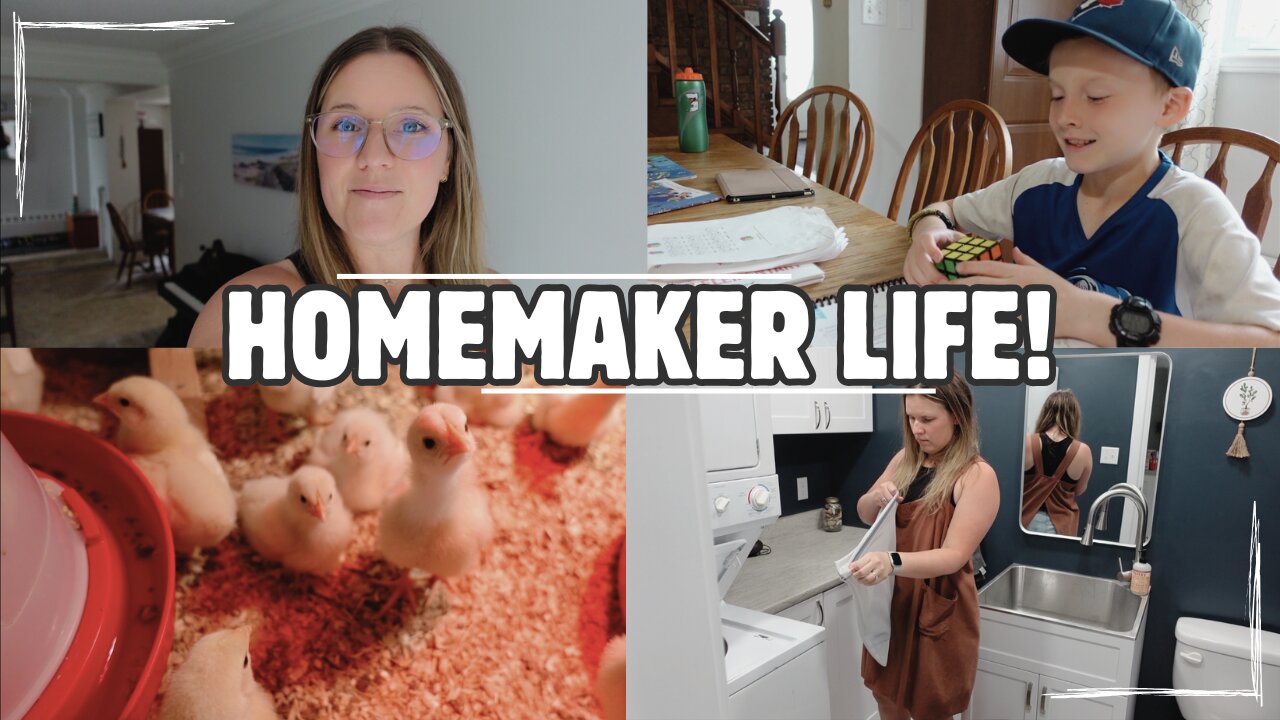 MORNING HOME ROUTINE & NEW BABY CHICKS! | LARGE FAMILY VLOG