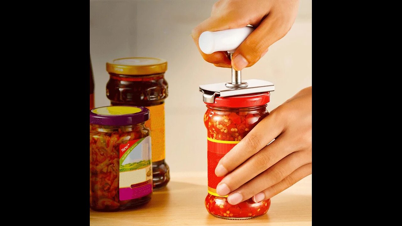 Stainless Steel Jar Opener, Easy to Twist, Fits Most Jars, for Women, Seniors and Everyday Use