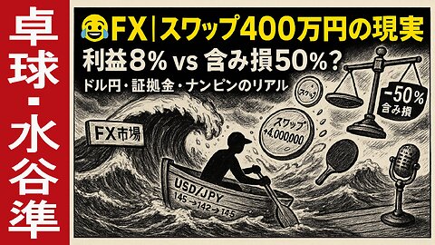 🤣FX：金メダリスト水谷隼さんが語るFXスワップ400万円は、本当に“成功例”なのか？#水谷隼 #FX #スワップ