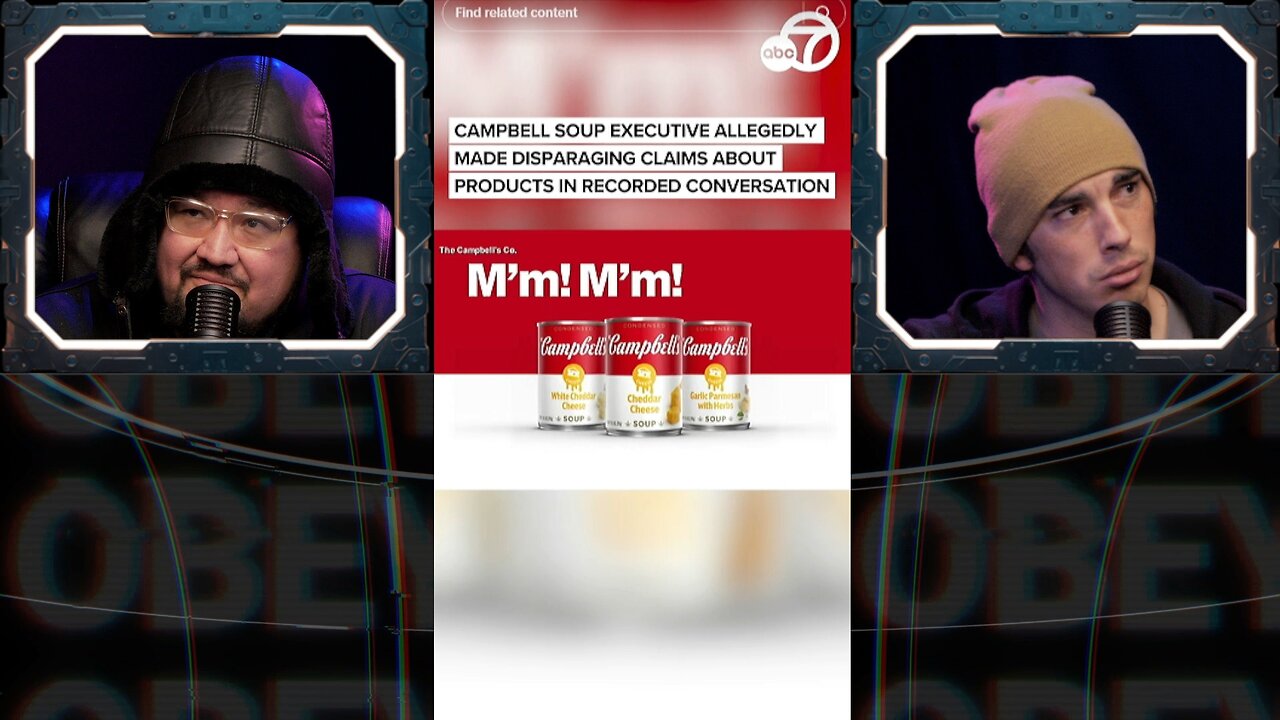 ⚠️3D Printed Chicken in CAMPBELLS SOUP & is only for POOR People say VP of Campbells⚠️