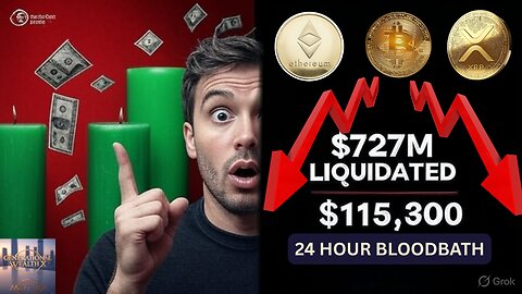 🚨 CRYPTO REALITY CHECK: $727M Liquidated | Bitcoin Market Crash Analysis