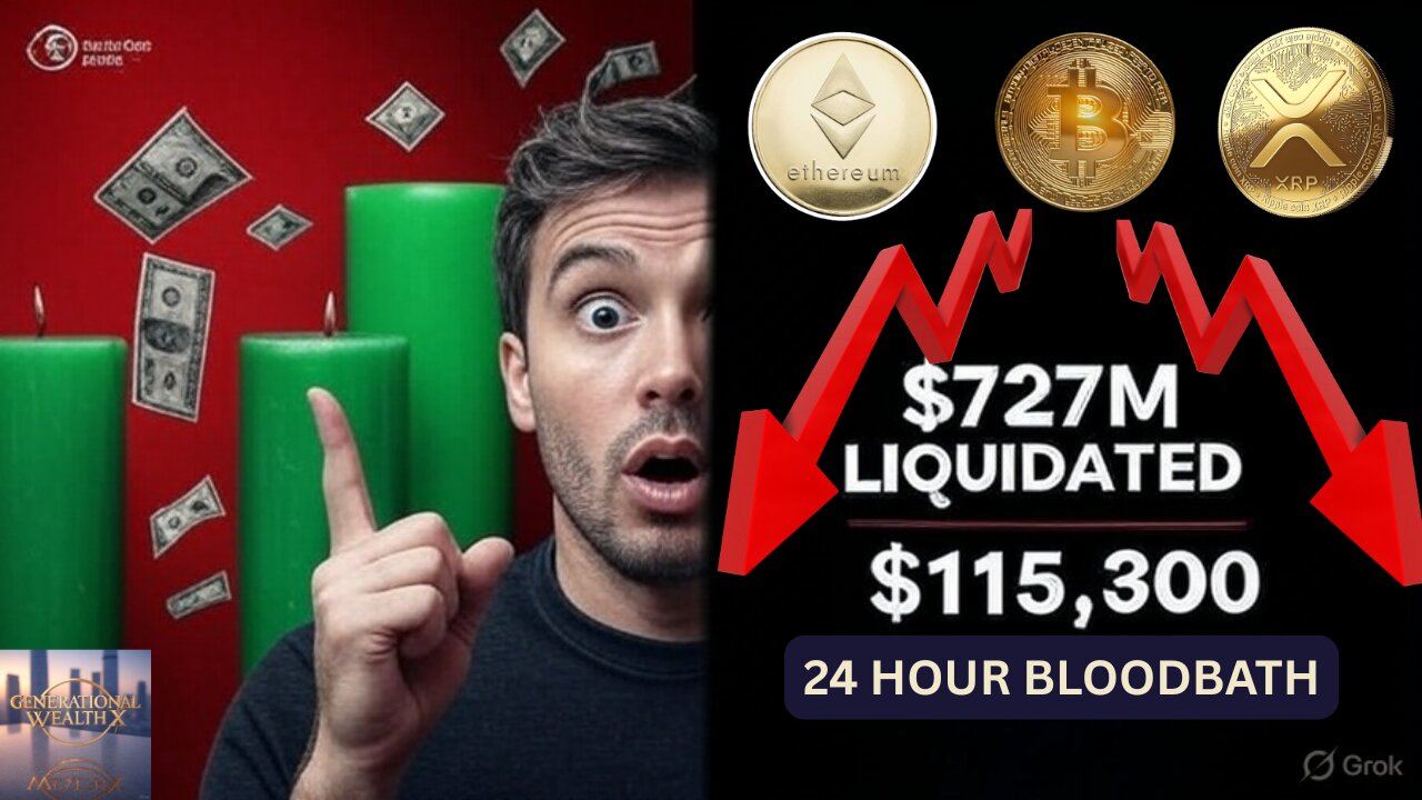 🚨 CRYPTO REALITY CHECK: $727M Liquidated | Bitcoin Market Crash Analysis