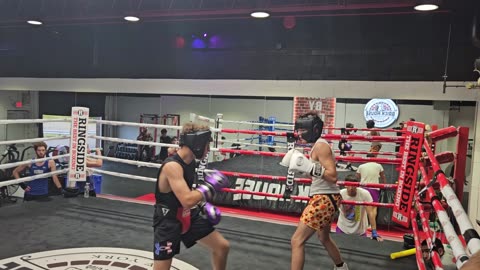 Joey sparring Michael 2. 7/24/25