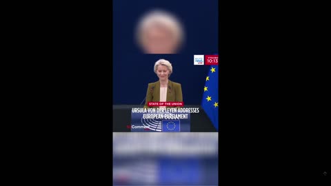 EU PRESIDENT AS SHE REVEALS NEW 'MINISTRY OF TRUTH' - laughs and jeers