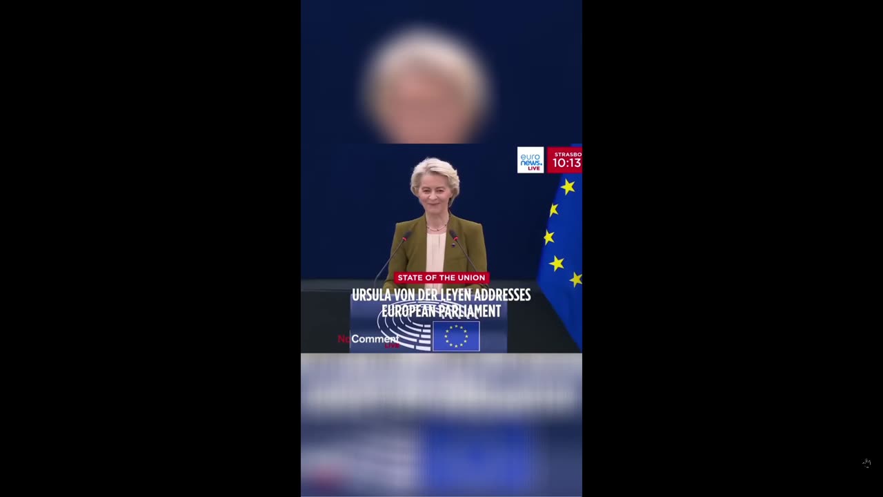 EU PRESIDENT AS SHE REVEALS NEW 'MINISTRY OF TRUTH' - laughs and jeers