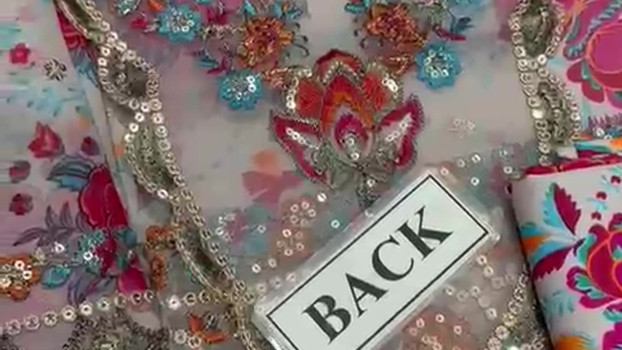Charizma Printed Chiffon Embroidered Collection