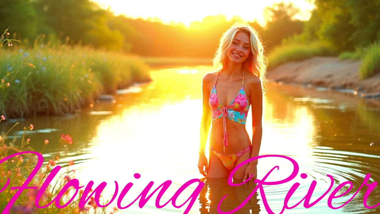 Electronic Music. Song Flowing Rivers..