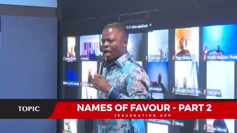 NAMES OF FAVOUR - PART 2 - PROPHET SHEPHERD BUSHIRI