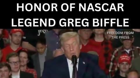 "A Great Young Man": President Trump Honors Late Greg Biffle After Tragic Plane Crash