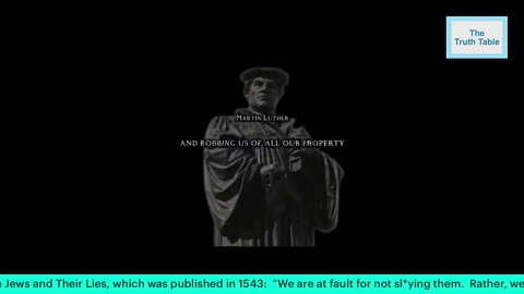Martin Luther, On the Zionist/Jews and Their Lies, published in 1543: