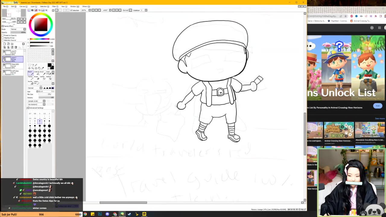 [6/19/22] Happy Papa Day~! Working on a little gift here, come see~