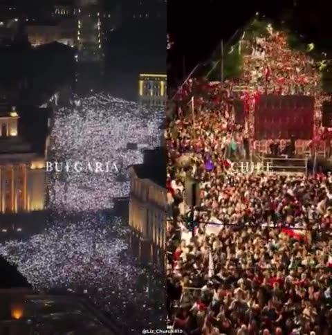 Citizens in Bulgaria and Chile rise up to fight for their country | Meanwhile clueless Americans are oblivious of what’s happening in their own country. They are stuck in psyops and blindly following Jew NWO