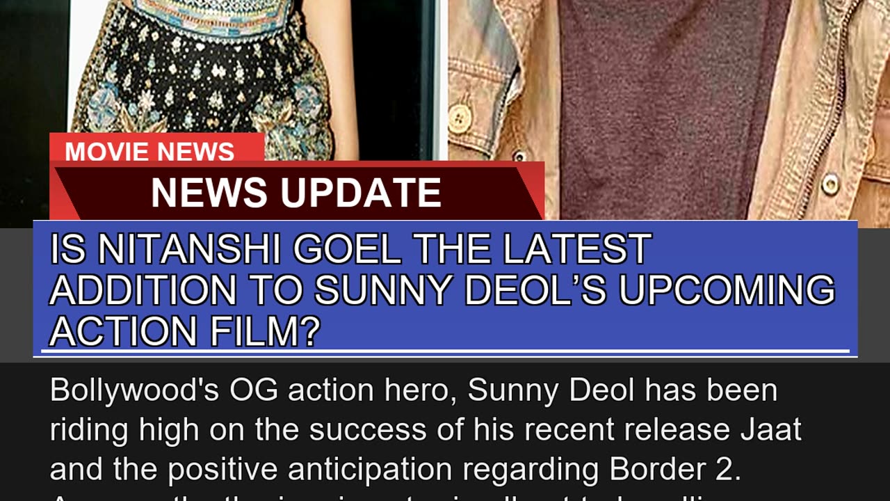 Is Nitanshi Goel the Latest Addition to Sunny Deol