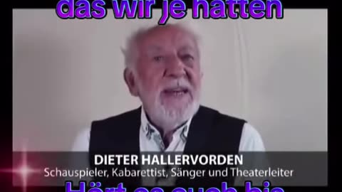 Dieter Hallervorden hat Charakter und Rückgrat. Er hat unseren Respekt verdient.