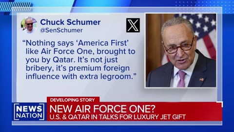 Democrats sound alarm over Qatar's airliner offer to Trump admin. ｜ NewsNation Prime