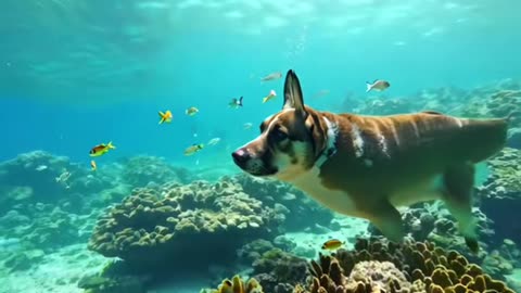 Meet the AWESOME Hybrid Dogfish! #shorts #ai #dog #fish #dogfish