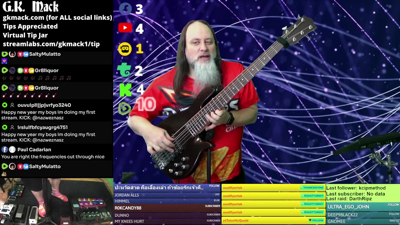 G.K. Mack Live Looping Jackassery & Rants MultiStream Saturdays #170 #Livelooping #Jackassery