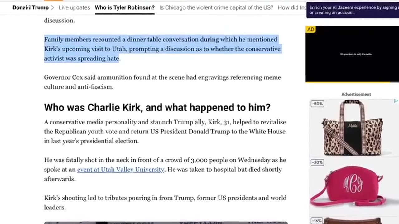 What the Media Won't Tell You About Charlie Kirk