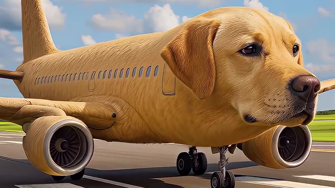 AI-generated video | Dog Plane 🐶