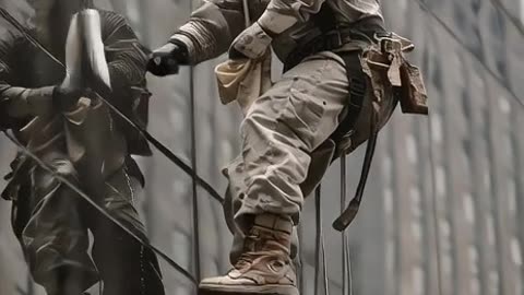 The video is made with AI, it may be artificial