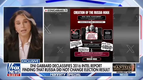 Tulsi Gabbard To Refer Russiagate Docs To DOJ For Further Review