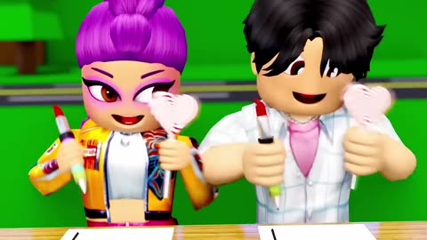 Rumi PRANKED Jinu😂🍭K Pop Demon Hunters Roblox Funny Meme #roblox #kpopdemonhunters #shortsaas