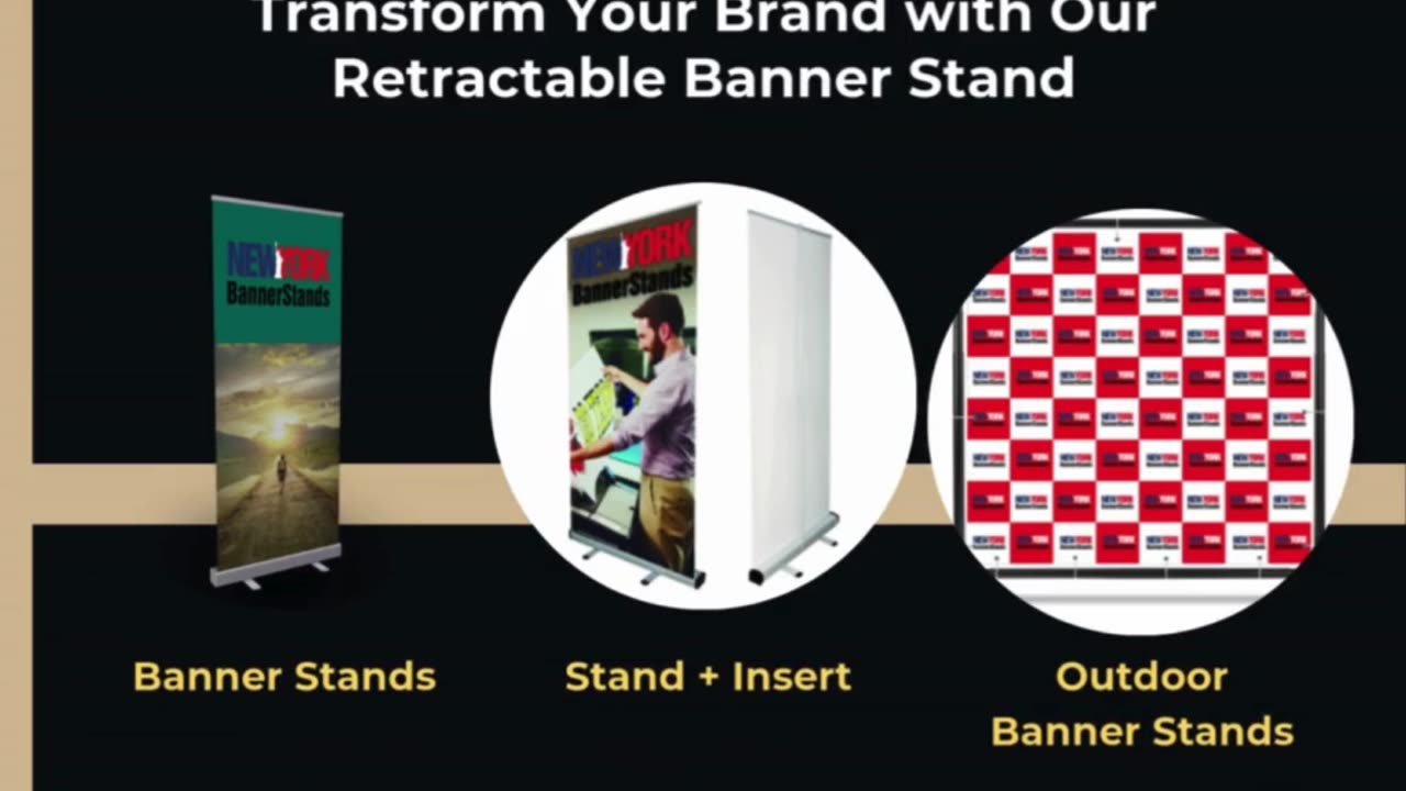Stand Out with a Premium Retractable Banner - New York Banner Stands