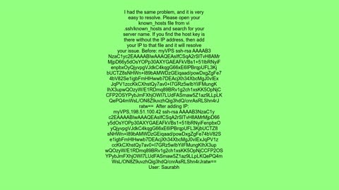 &quot;offending key&quot; warning when connecting by ssh to my VPS