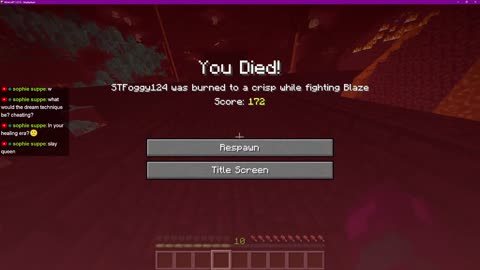 MINECRAFT HARDCORE THE LIST OF THE VIEWER