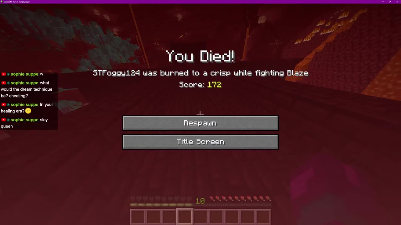 MINECRAFT HARDCORE THE LIST OF THE VIEWER