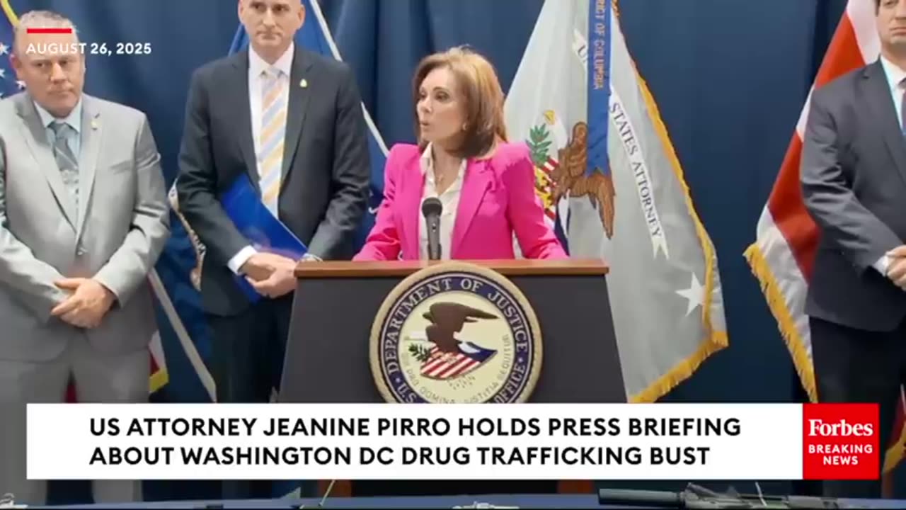 BREAKING NEWS: Jeanine Pirro Announces Bust Of Washington DC Drug Trafficking Group
