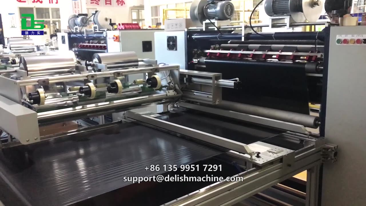 DELISH ribbon slitting machine can cut different widths of ribbons