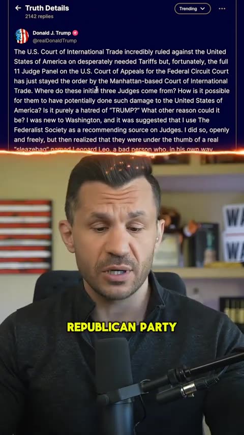 Robert Gouveia - Who Really Picks America’s Judges? Trump Exposes the Shadow Network!