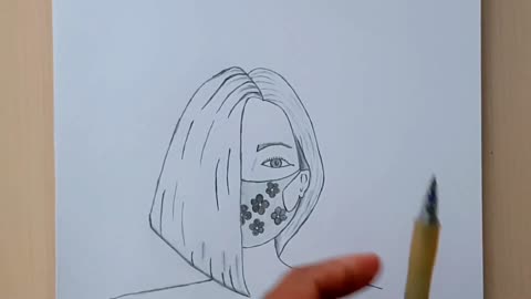 how to draw a girl step by step easy