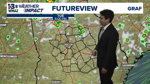 A mainly dry night ahead (Local Weather Update 6 PM 8/17/2025)