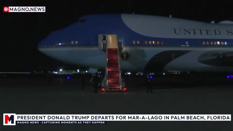 🇺🇸 President Trump Departs for Well-Deserved Weekend Break at Mar-a-Lago in Palm Beach, Florida [LIVE]
