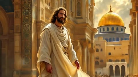 Jesus Christ Reigns On His Throne On The Temple Mount In Jerusalem