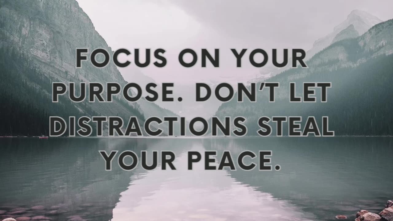 What if your peace is hidden in your focus?