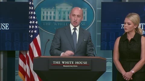 Press Secretary Karoline Leavitt and Stephen Miller Brief Members of the Media, May 01, 2025