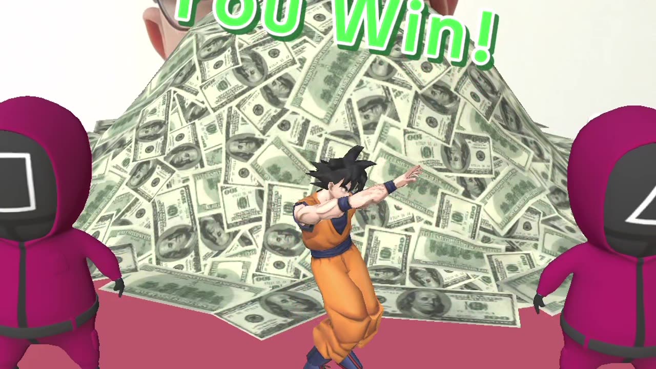 Goku vs Squid Game #squidgame #squidgames #squidgame2