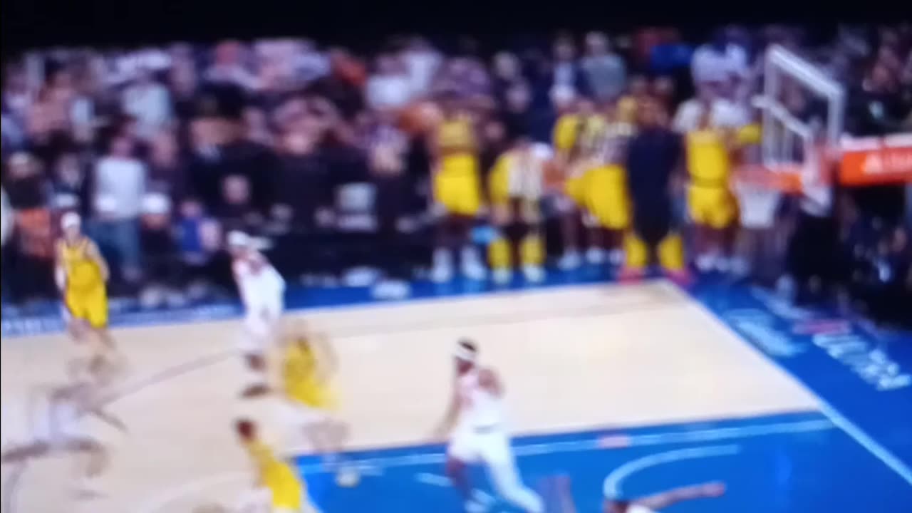 Haliburton with a filthy video game like shot