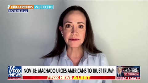 Venezuelan opposition leader María Corina Machado: trust Trump
