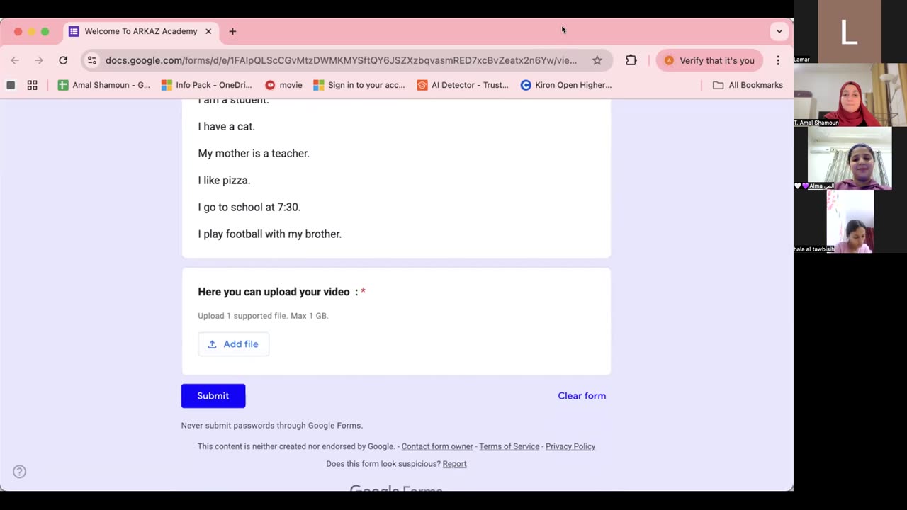 Make a simple sentence Class (7)