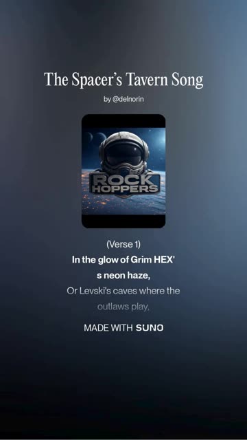 The Spacer's Tavern Song