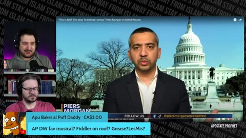 Mehdi Hasan Admits, Hating Jews is Normal Among Muslims