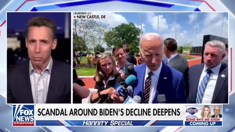 Biden was unable to escape his closet.