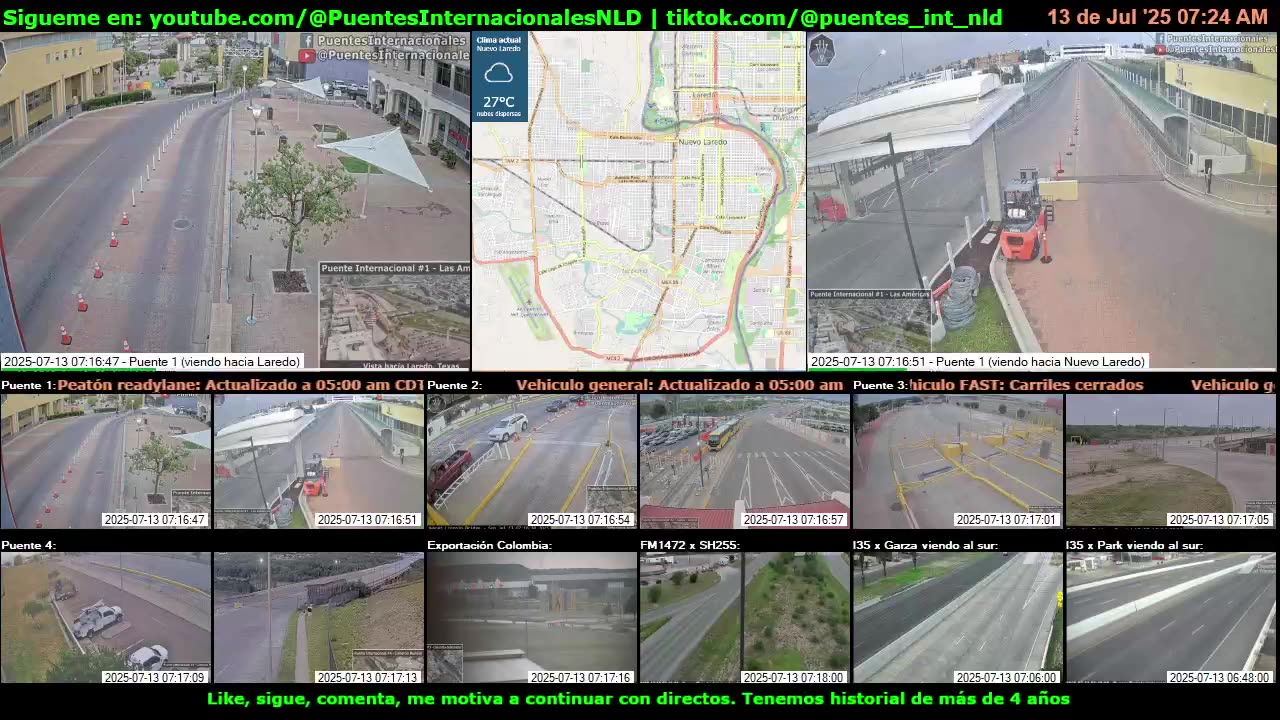 Puentes Internacionales NLD (Youtube / TikTok)
