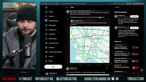 ICE RAIDS WORKED, Traffic In LA CLEAR ON Holiday Weekend SHOCKING Even Liberals